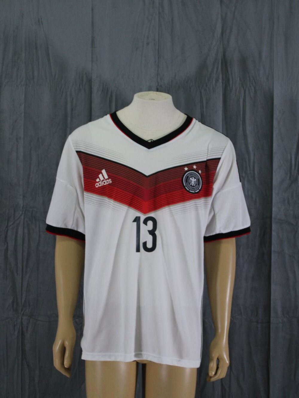 Team Germany Soccer Jersey (Retro) 2104 Home Thomas Mueller 13 - Men's Large
